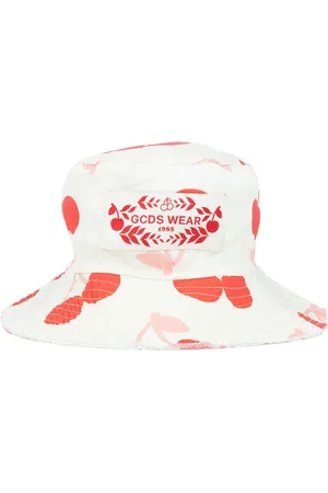GCDS Sombrero de pescador con cerezas estampadas