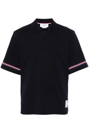 Thom Browne Polo con rayas RWB
