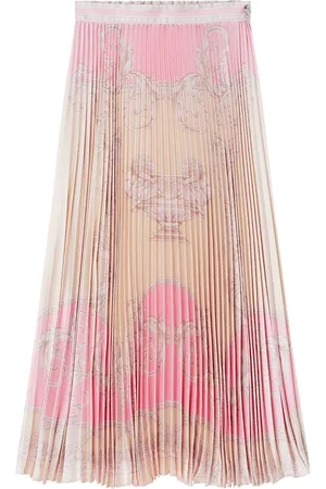 VERSACE Falda midi La Coupe Des Dieux plisada