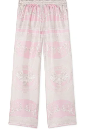 VERSACE Pantalones de chándal con trofeo estampado