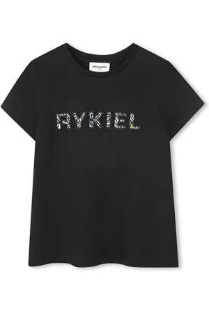 Sonia Rykiel Enfant Camiseta con logo estampado