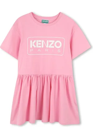 Kenzo Vestido con logo estampado