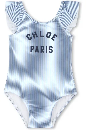 Chloé Bañador con logo estampado
