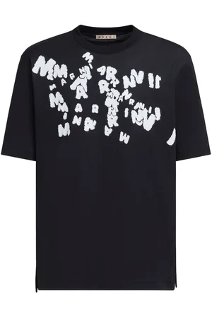 Marni Camiseta con logo estampado
