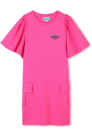 Kenzo Vestido con logo estampado