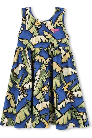 Kenzo Vestido con jungla estampada