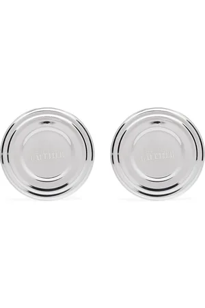 Jean Paul Gaultier Pendientes con logo grabado