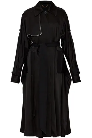 Victoria Beckham Gabardina con ribete en contraste