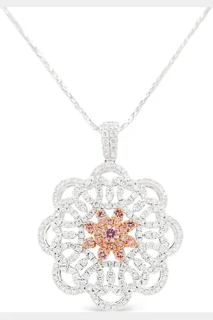 HYT Jewelry Collar en oro blanco de 18 ct y platino con diamantes
