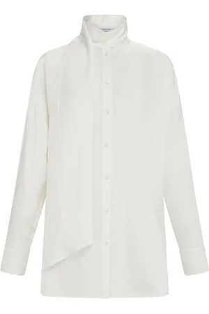 Salvatore Ferragamo Blusa con detalle de fajín