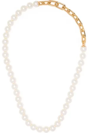 AMBUSH Collar de cadena con perlas