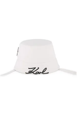 Karl Lagerfeld Sombrero de pescador con logo bordado