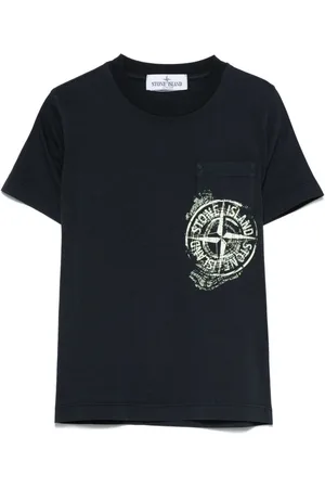 Stone Island Camiseta con logo estampado