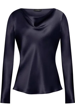Alberta Ferretti Top con dobladillo recto