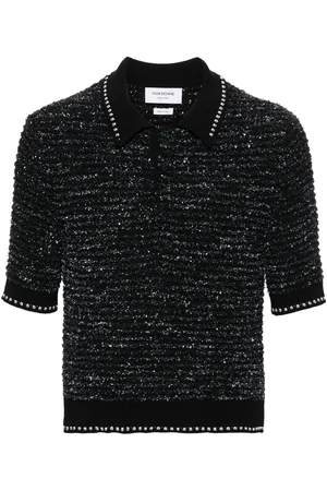 Thom Browne Polo de tweed