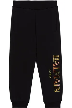 Balmain Pantalones de chándal con logo bordado