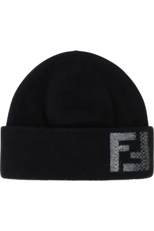 Fendi Gorro con motivo FF en jacquard