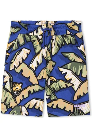 Kenzo Bermudas con motivo de hojas