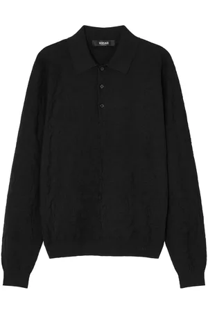 VERSACE Polo con logo bordado