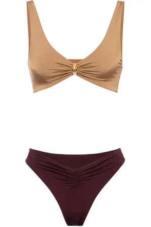 Elisabetta Franchi Bikini con diseño de dos tonos