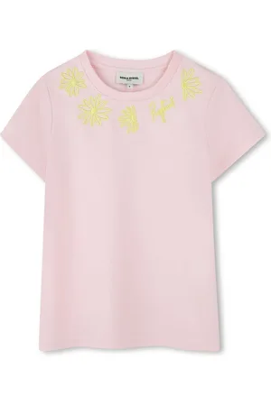 Sonia Rykiel Enfant Camiseta con bordado floral