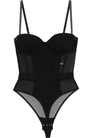 Elisabetta Franchi Body con logo en la cinturilla