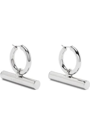 Alexander McQueen Pendientes de aro T-Bar