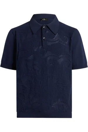 Etro Polo de punto texturizado