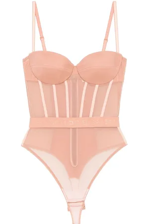 Elisabetta Franchi Body con logo en la cinturilla