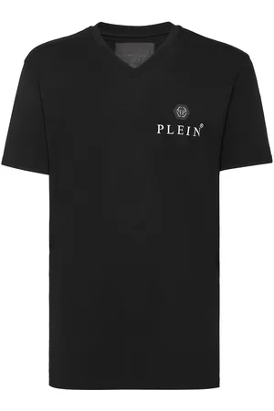Philipp Plein Camiseta con placa del logo