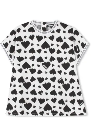 DKNY Camiseta con motivo de corazón