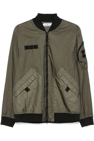 Stone Island Chaqueta bómber con cremallera