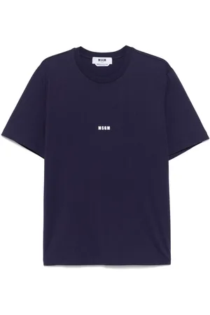 Msgm Camiseta con logo estampado