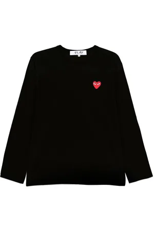 Comme des Garçons Camiseta con parche de corazón