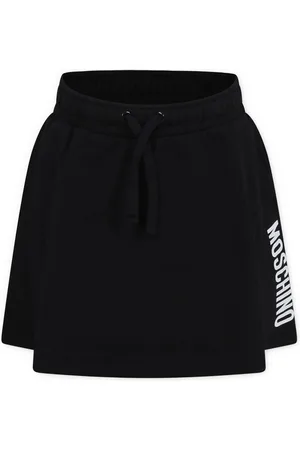Moschino Falda con logo estampado