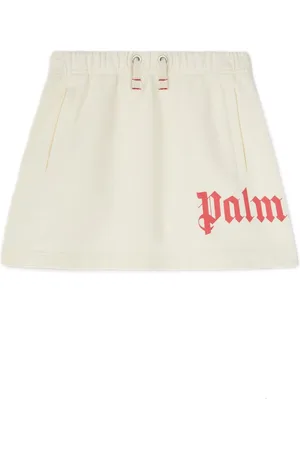 Palm Angels Falda estilo sudadera con logo