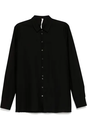 UNDER CONSTRUCTION Camisa con bordes sin rematar