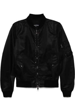 VALENTINO GARAVANI Chaqueta bómber con detalle Rockstud