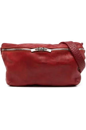 GUIDI Bolso de hombro con cremallera