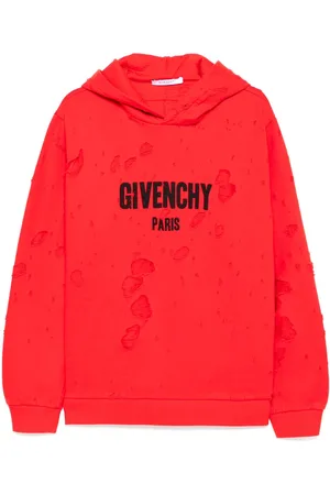 Givenchy Sudadera con capucha y efecto envejecido
