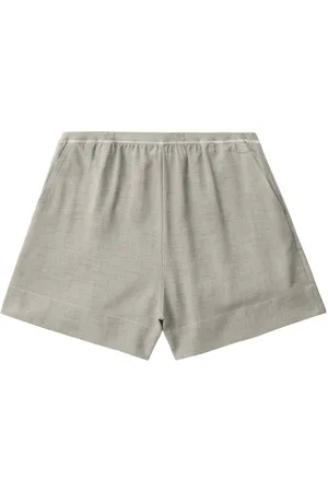 Ganni Pantalones cortos elásticos de mezcla