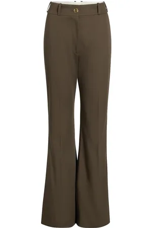 Patou Pantalones acampanados con cinturón