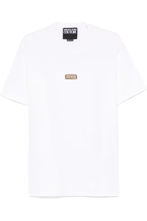 VERSACE Camiseta con placa del logo