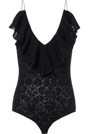Serafini Top con detalles de encaje