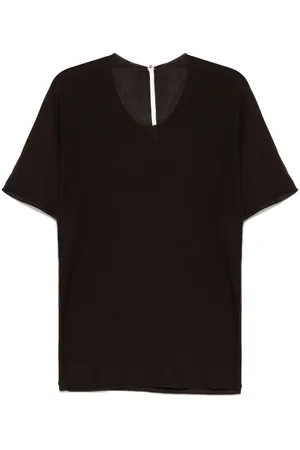 UNDER CONSTRUCTION Camiseta con bordes sin rematar