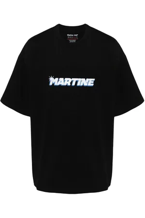 MARTINE ROSE Camiseta Black de manga corta