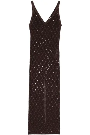 P.A.R.O.S.H. Vestido midi con lentejuelas