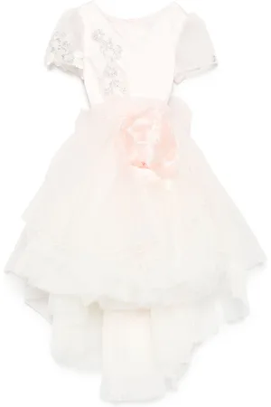 MONNALISA Vestido con aplique de lentejuelas