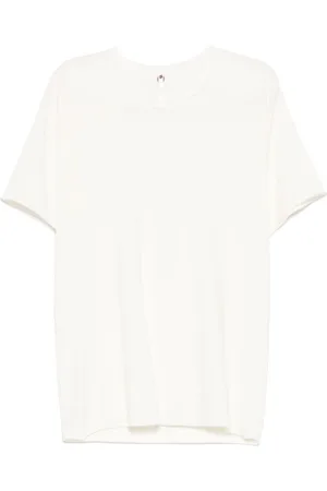 UNDER CONSTRUCTION Camiseta con bordes sin rematar