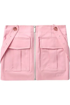 OFF-WHITE Falda corta estilo cargo